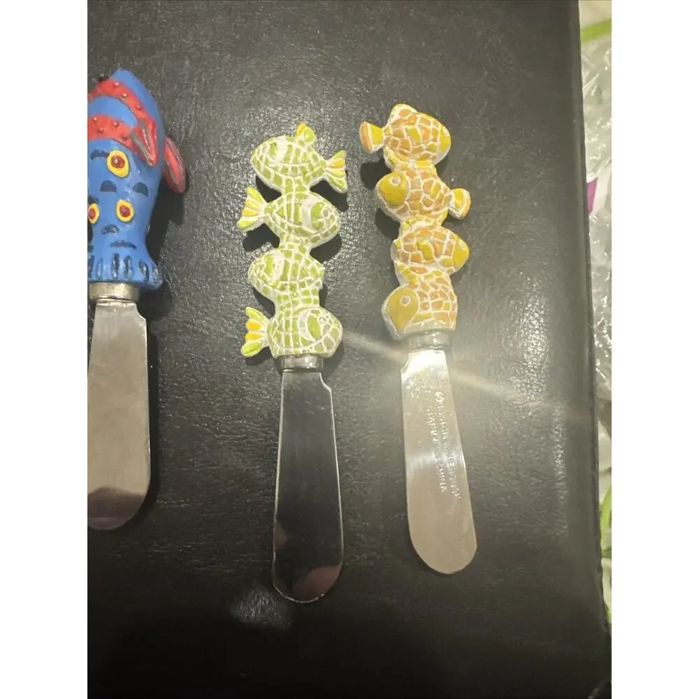Lot Of 8 Cheese Spreaders 